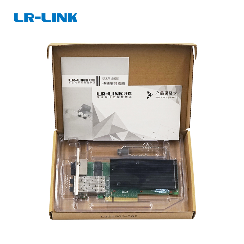 Adaptador de red Ethernet híbrido fotoeléctrico de doble luz 10G